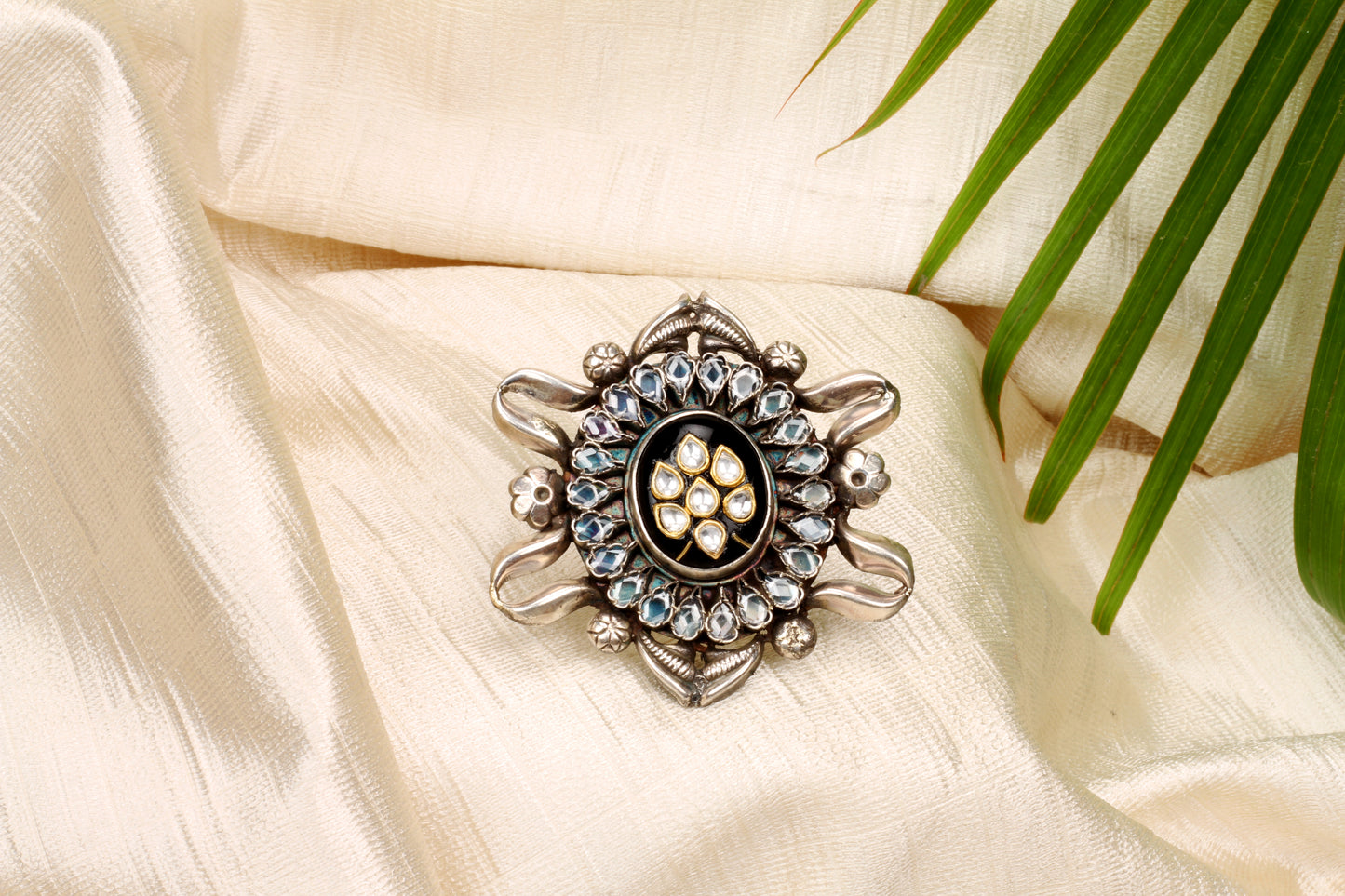 Sangeeta Boochra Silver Ring