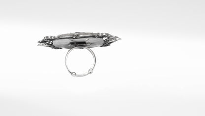 Sangeeta Boochra Silver Ring