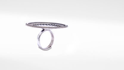 Tribal Chandrika Silver Ring