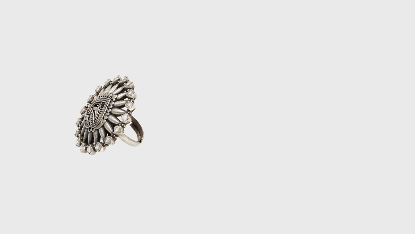 Artisan Craft: Sangeeta Boochra Silver Handcrafted Ring