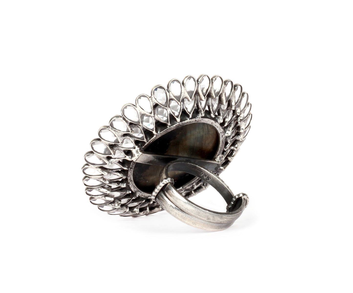 Sangeeta Boochra Silver Ring