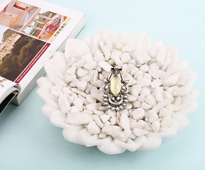 Sangeeta Boochra Tribal Silver Ring With Hydro Coloured Glass