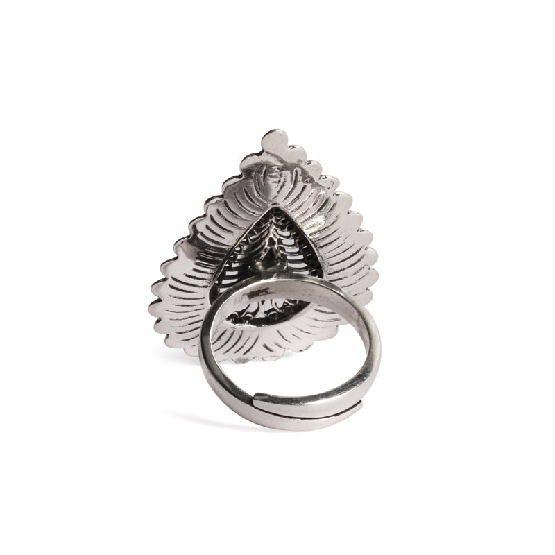 Sangeeta Boochra Silver Ring