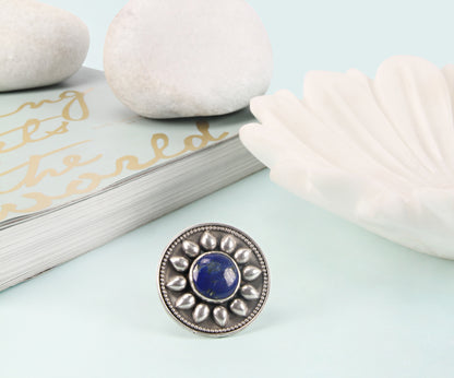 Sangeeta Boochra Silver Ring