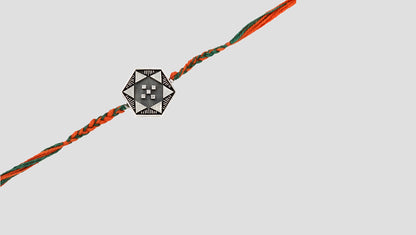 Tribal Hexa Rakhi by Sangeeta Boochra