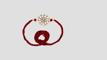 Royal Radiance Silver Rakhi By Sangeeta Boochra