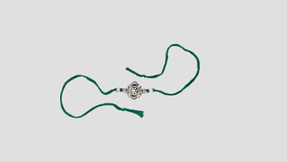 Royal Heritage Silver Rakhi by Sangeeta Boochra
