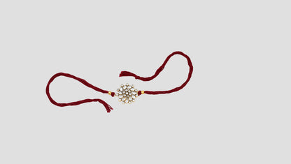 Royal Radiance Silver Rakhi By Sangeeta Boochra