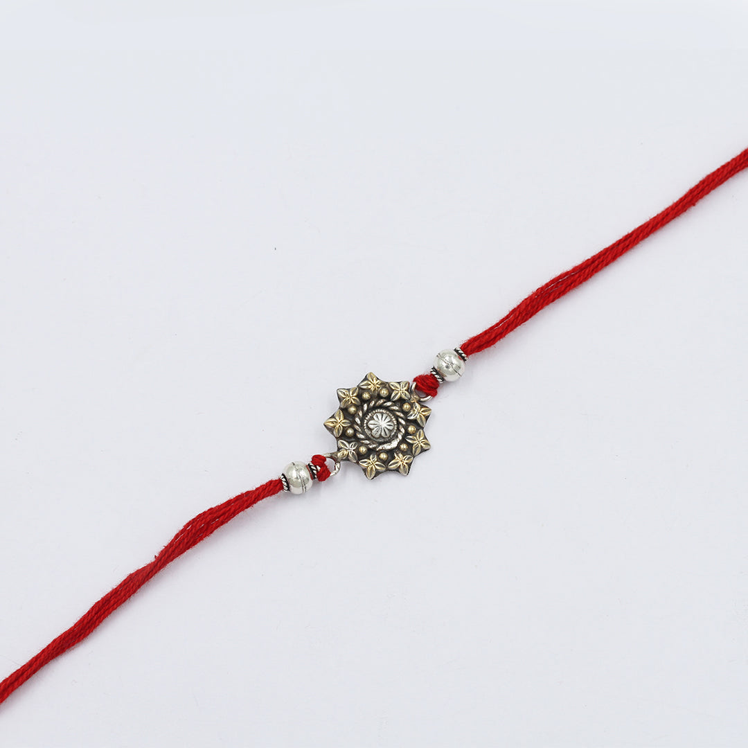 Sangeeta Boochra "925 Sterling Silver Rakhi: Timeless Bond"