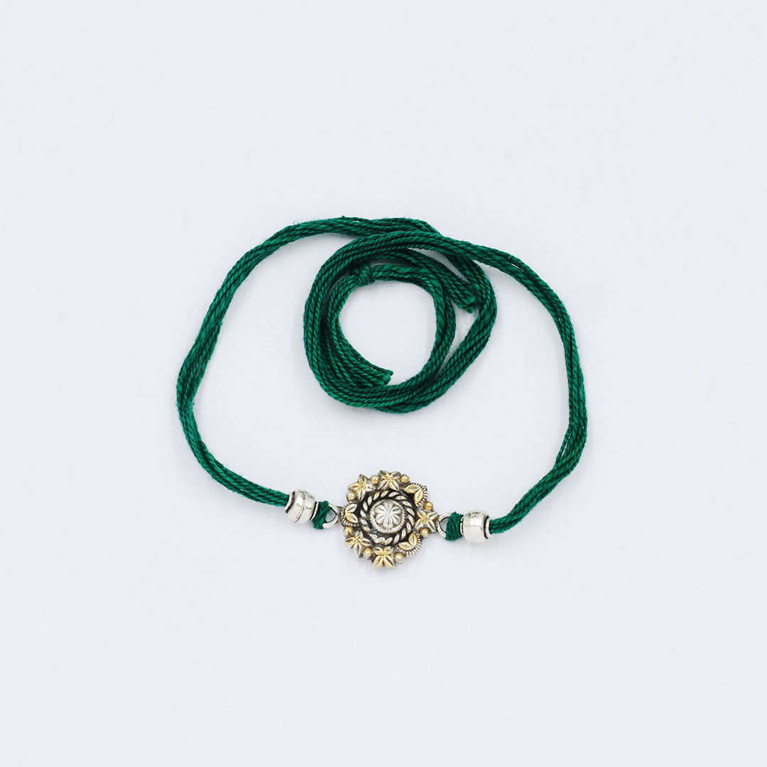 Sangeeta Boochra "925 Sterling Silver Rakhi: Timeless Bond"