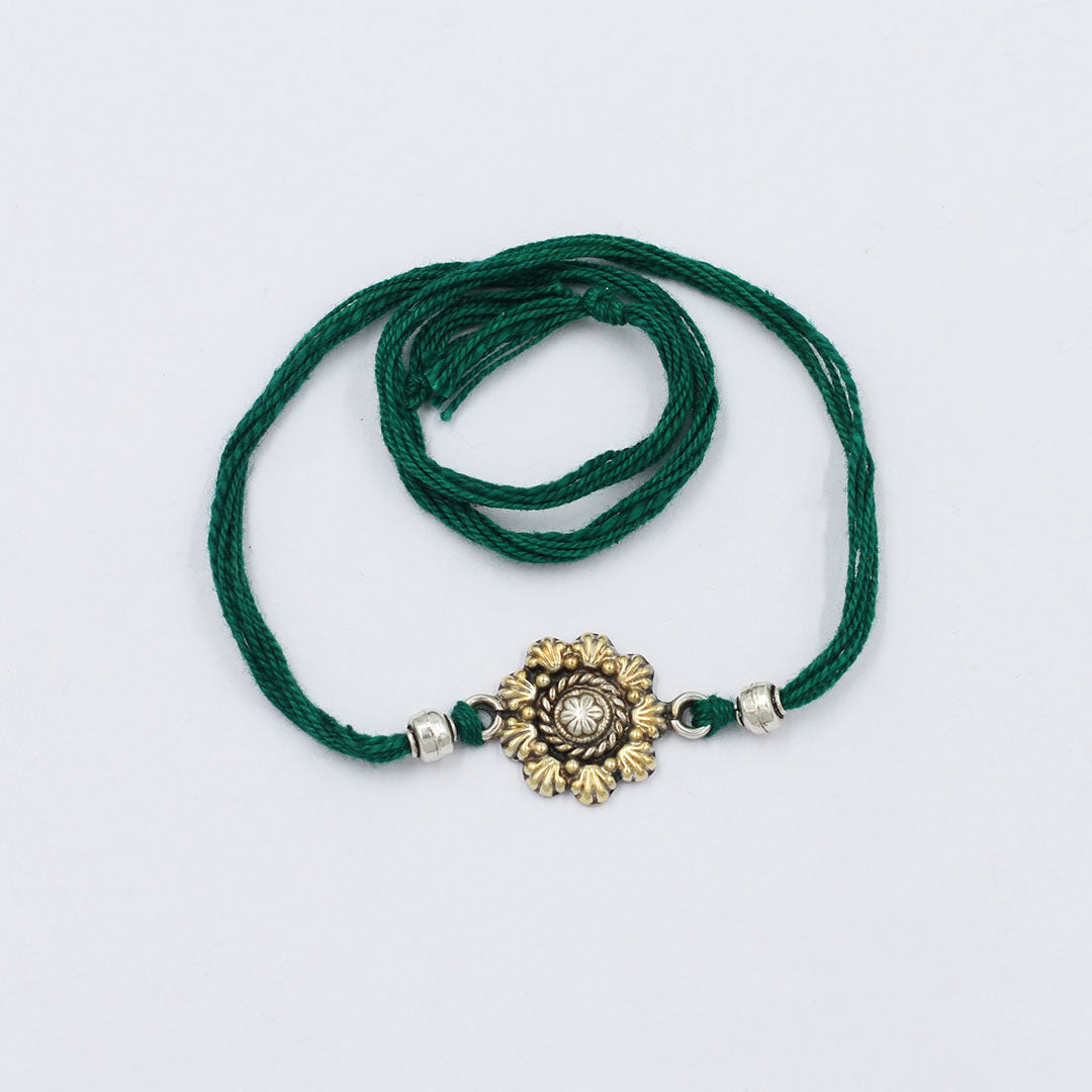 Sangeeta Boochra "925 Sterling Silver Rakhi: Timeless Bond"