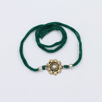 Sangeeta Boochra "925 Sterling Silver Rakhi: Timeless Bond"