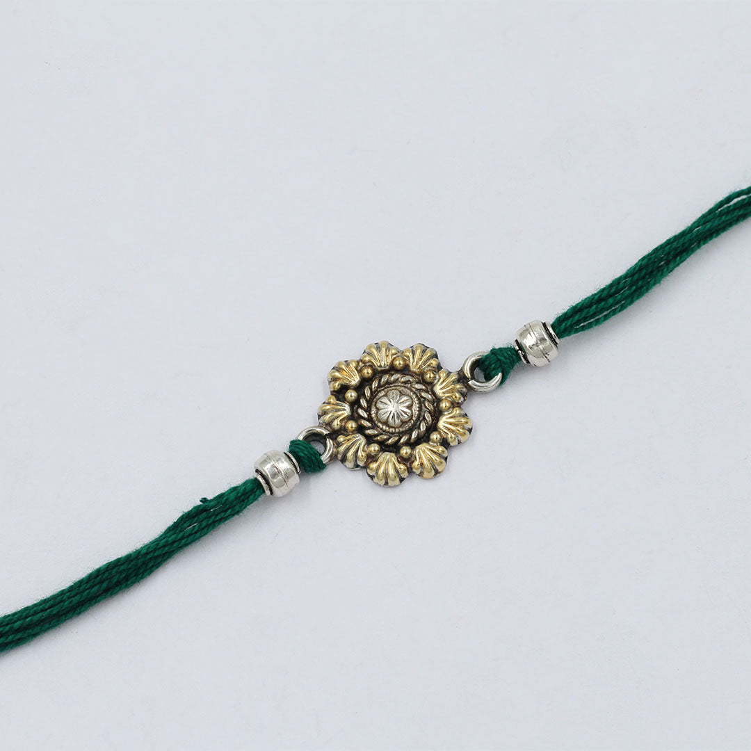 Sangeeta Boochra "925 Sterling Silver Rakhi: Timeless Bond"