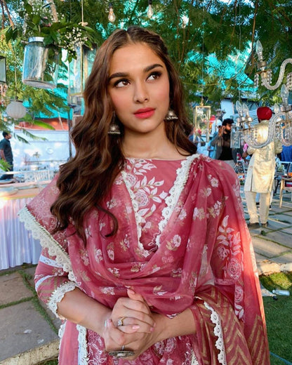 Saiee Manjrekar in Silver Handcrafted Earrings and Ring