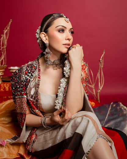 Refined Elegance Hansika Motwani in Sangeeta Boochra Jewelry