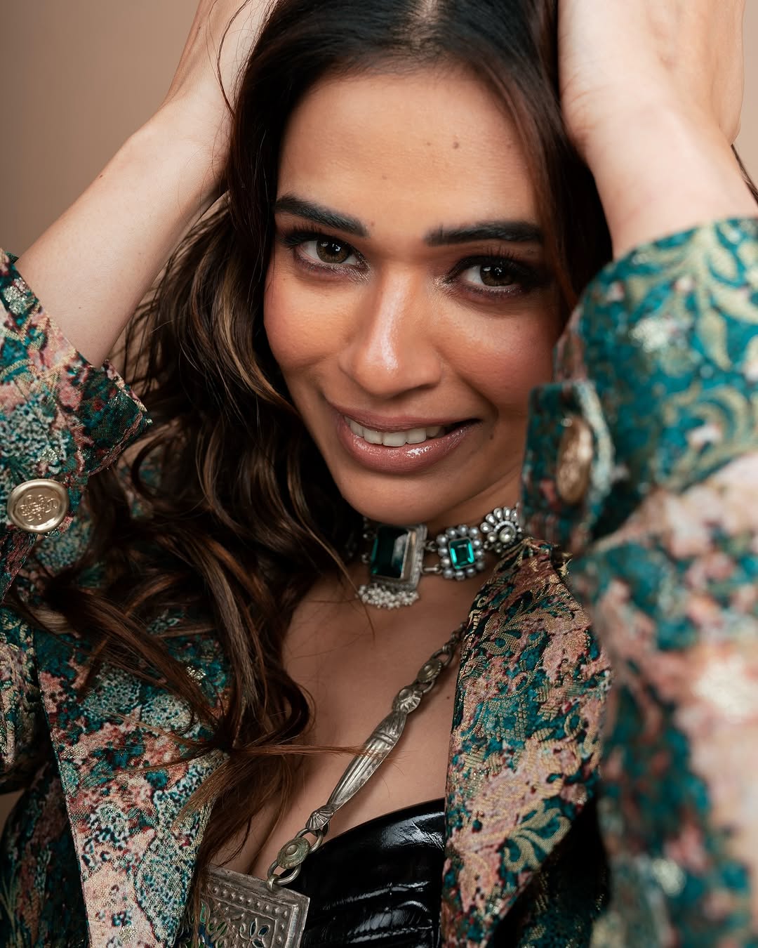 Crafted Elegance Shalmali Kholgade in Sangeeta Boochra Silver Jewelry