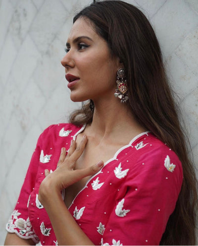 Sonam Bajwa In Sangeeta Boochra Earring