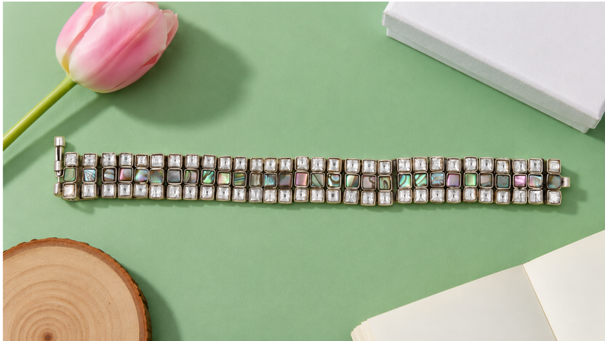 Sangeeta Boochra Classic Heritage Silver Bracelet