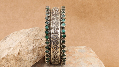 Silver Nasmin Floral Bracelet