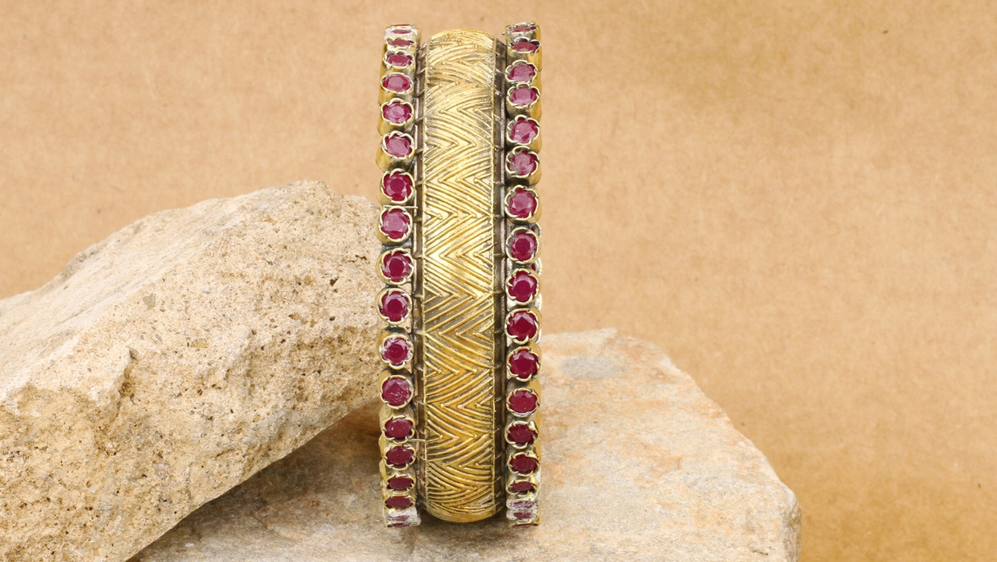 24K Gold Plated Silver Alice Bracelet