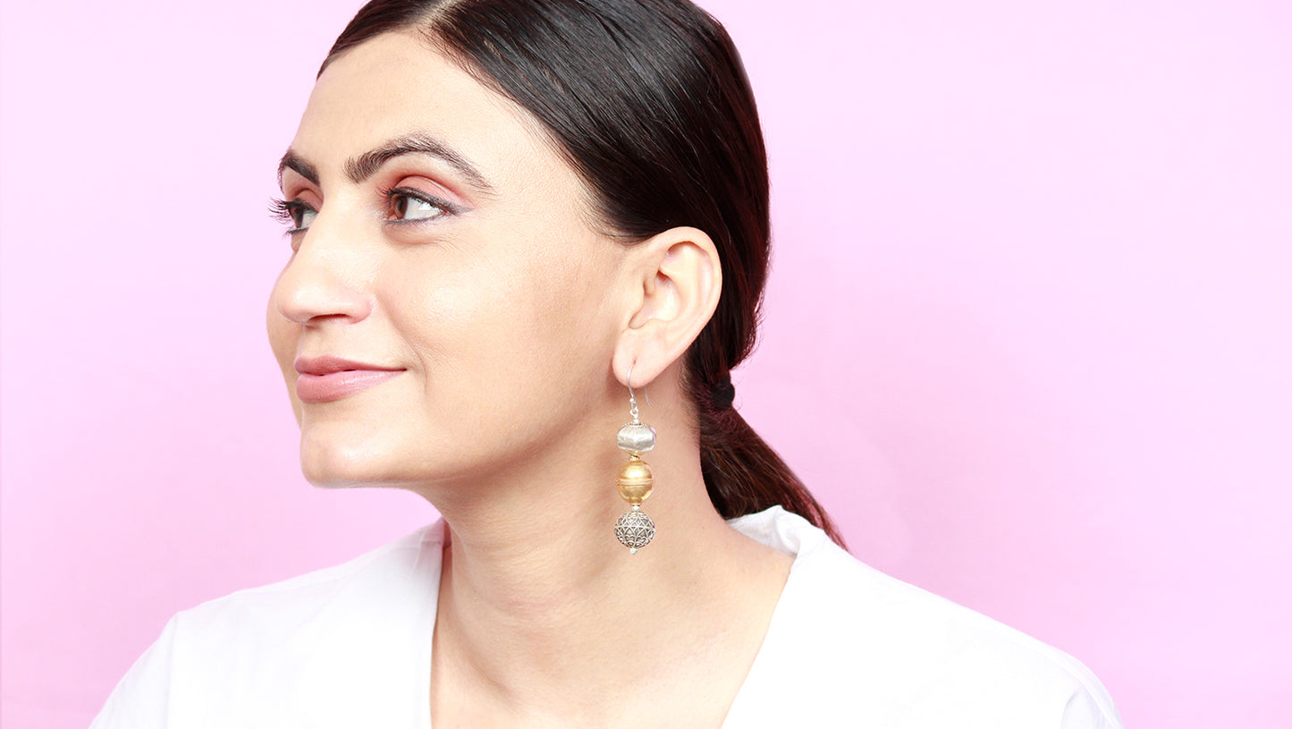 Sangeeta Boochra Silver Earrings