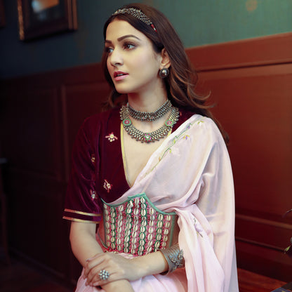 Amandeep Sidhu In Silver Jewellery