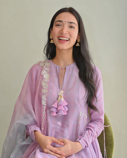 Medha Shankar In Sangeeta Boochra Silver Earring