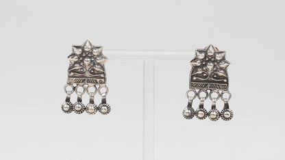 Sangeeta Boochra Silver Oxidized Handcrafted Earring