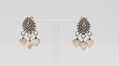 Sangeeta Boochra Silver Oxidized Handcrafted Earring