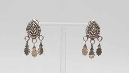 Sangeeta Boochra Silver Oxidized Handcrafted Earring