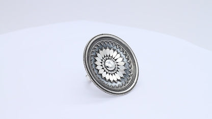 Tribal Chandrika Silver Ring