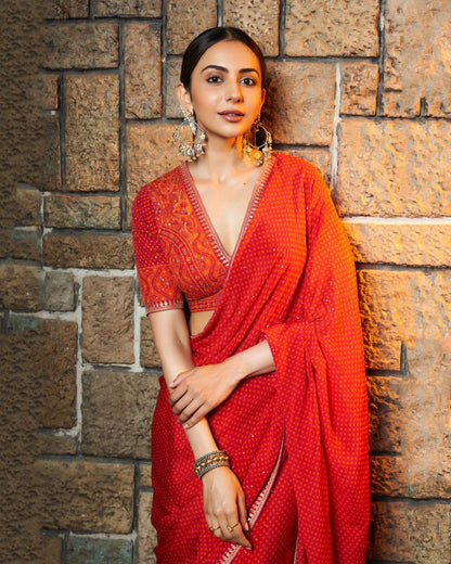 Rakul Preet Singh In Silver Earring