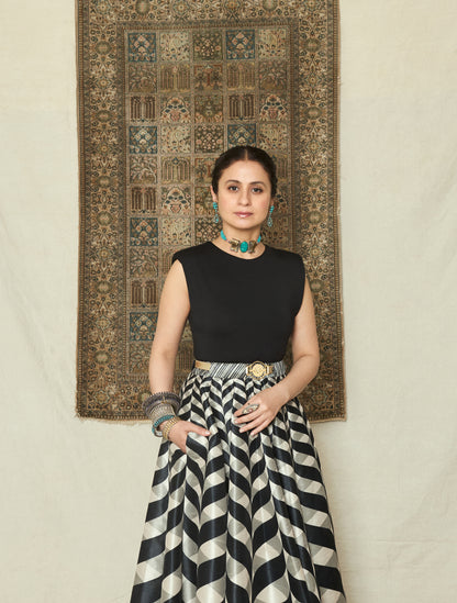 Rasika Dugal in Handcrafted Silver Jewelry by Sangeeta Boochra