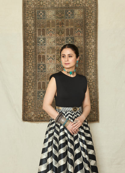 Rasika Dugal in Handcrafted Silver Jewelry by Sangeeta Boochra