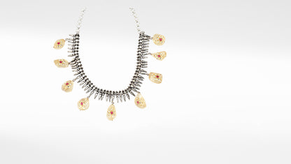 Sangeeta Boochra Silver Necklace