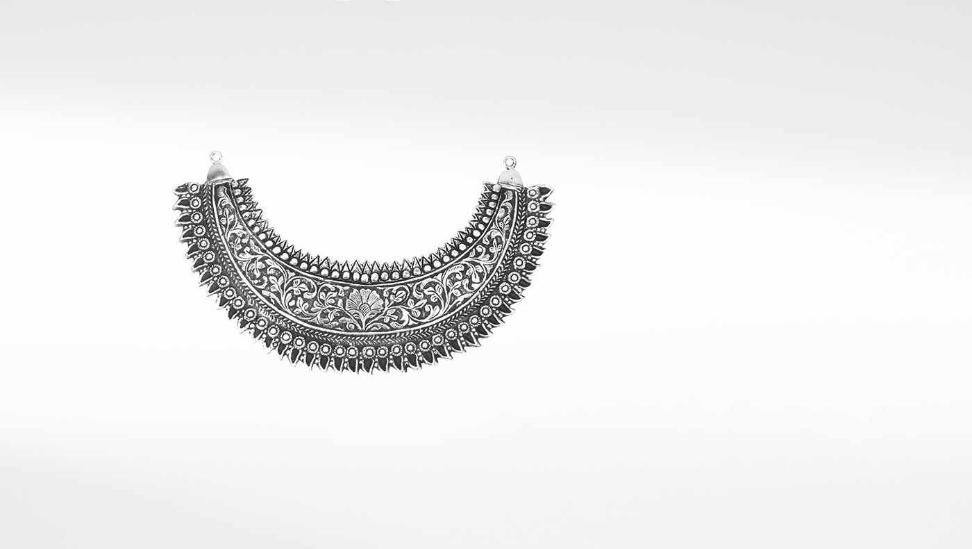 Sangeeta Boochra Tribal Silver Necklace
