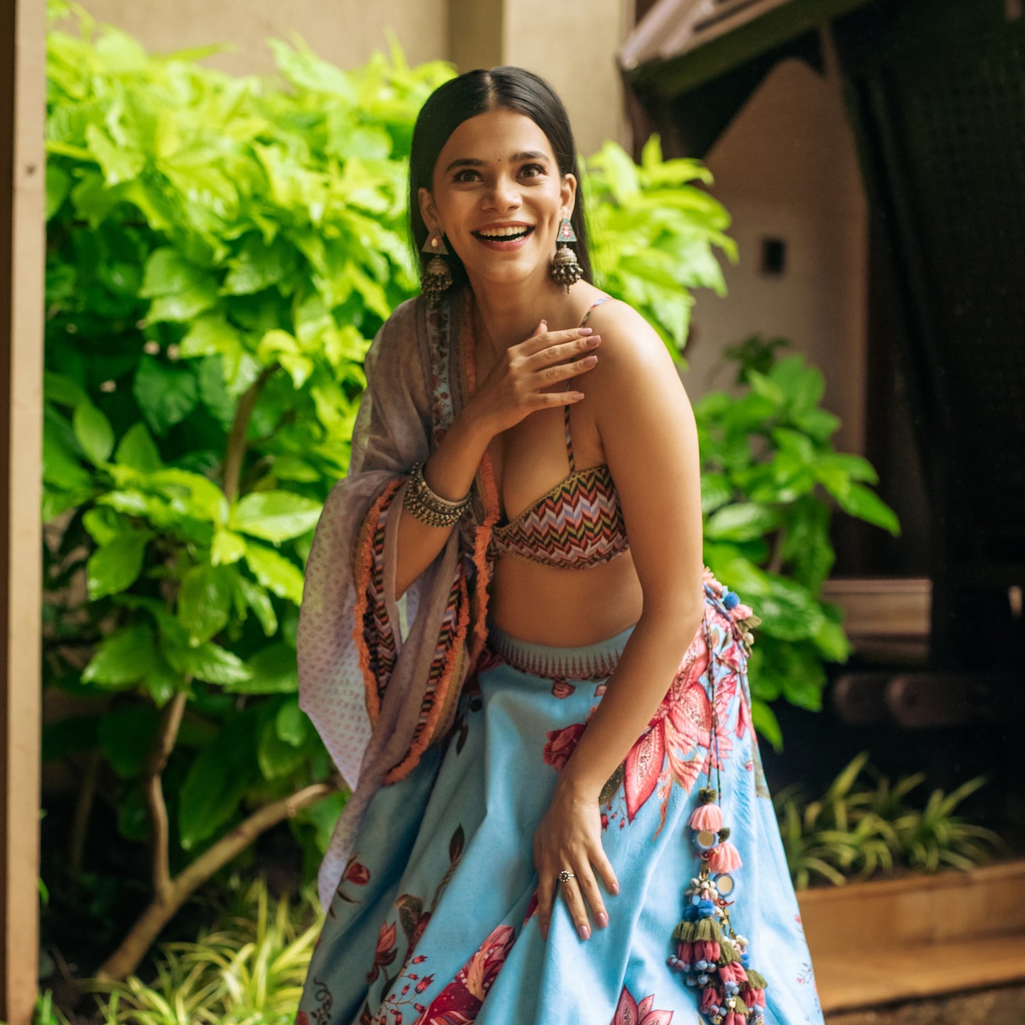 Srishti Shrivastava in Sangeeta Boochra Earring