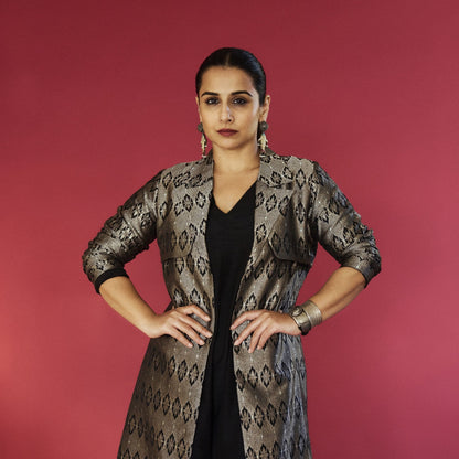 Vidya Balan In Silver Jewellery