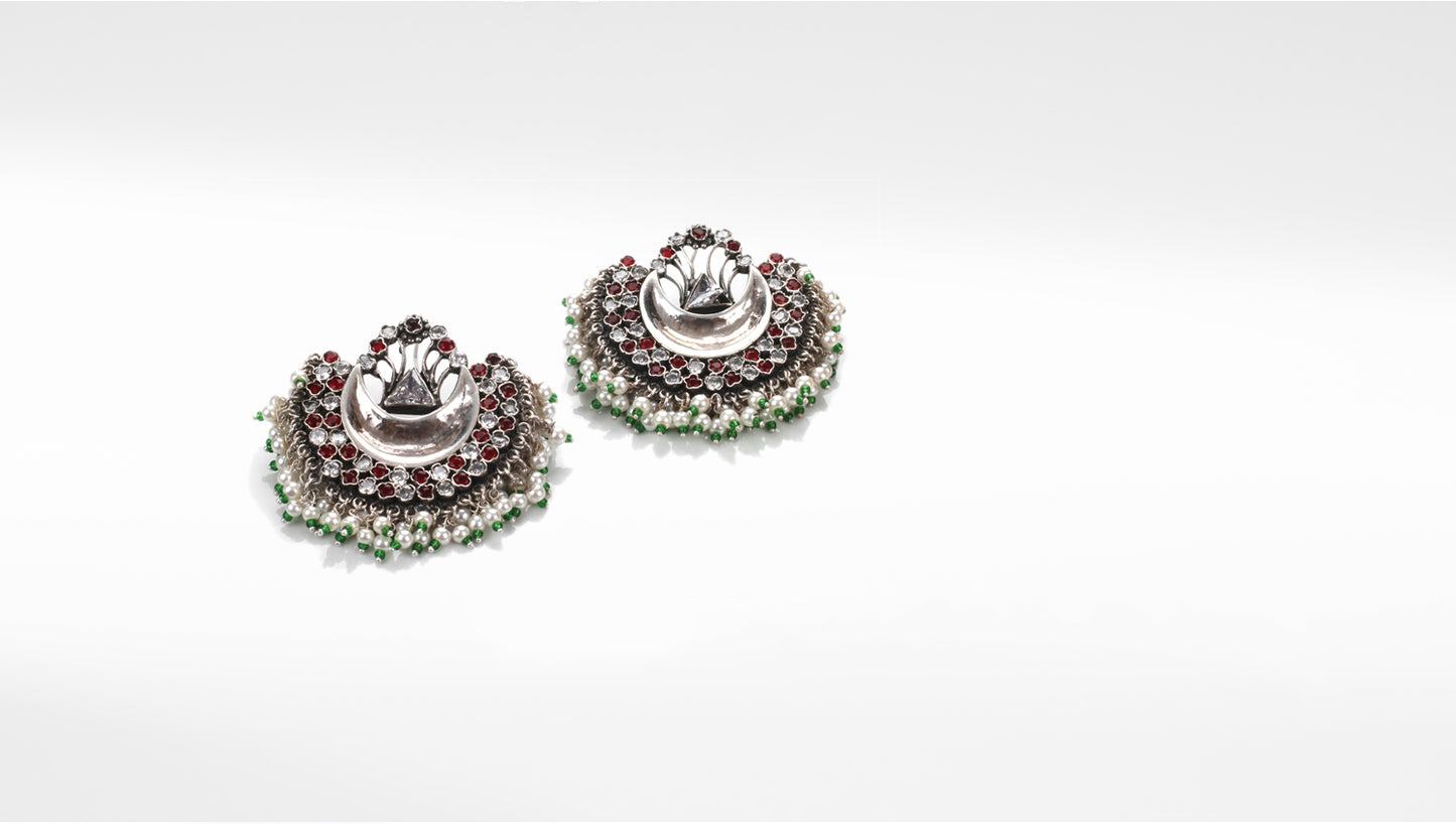 Sangeeta Boochra Silver Earrings