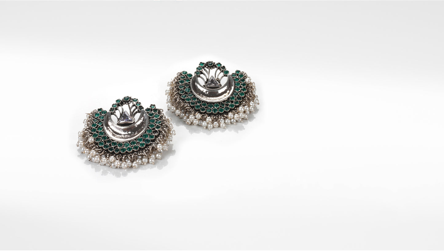 Sangeeta Boochra Silver Earrings