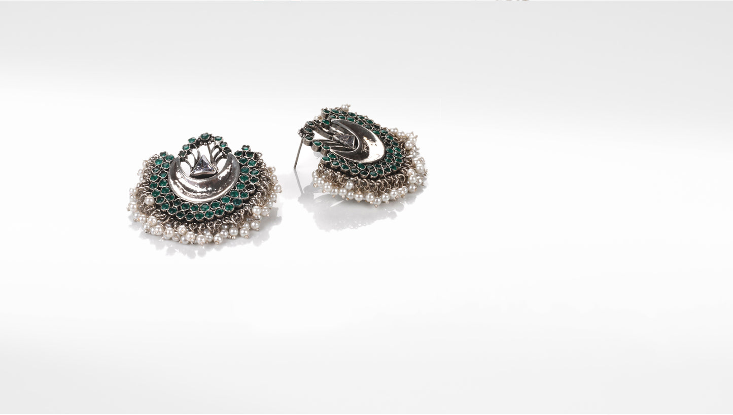 Sangeeta Boochra Silver Earrings