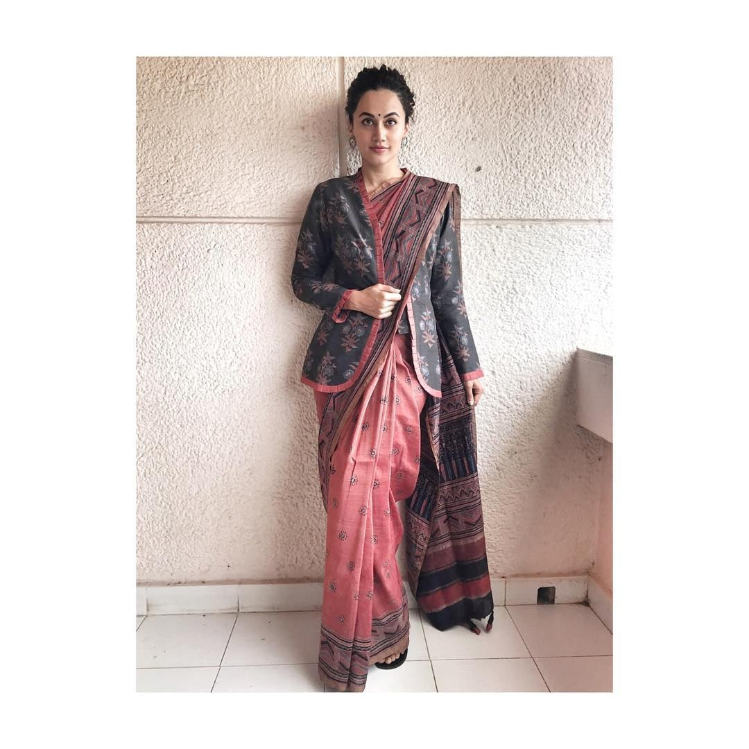 Taapsee Pannu in Earrings-Earrings-Sangeeta Boochra