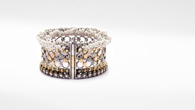 Vividh- Silver Stunning Nazmin Bracelet