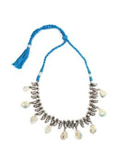 Sangeeta Boochra Tribal Silver Choker Necklace-Necklace-Sangeeta Boochra