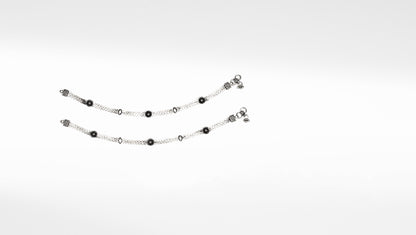 Sangeeta Boochra Silver Anklet