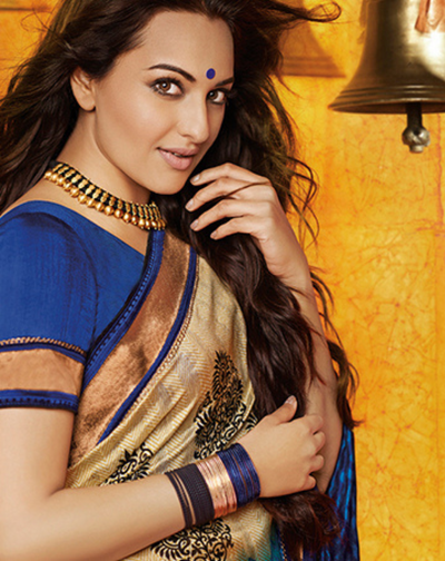 Sonakshi Sinha in Sangeeta Boochra Necklace With 24k Gold Plated-Necklace-Sangeeta Boochra