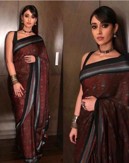 Ileana d'cruz in Earrings , Bangles and Choker Necklace-Earrings-Sangeeta Boochra