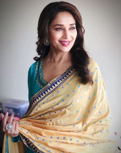 Madhuri Dixit in Sangeeta Boochra Ring and Earrings-Earrings-Sangeeta Boochra