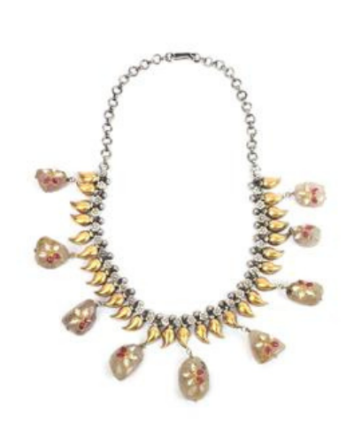 Sangeeta Boochra Silver Necklace-Necklace-Sangeeta Boochra