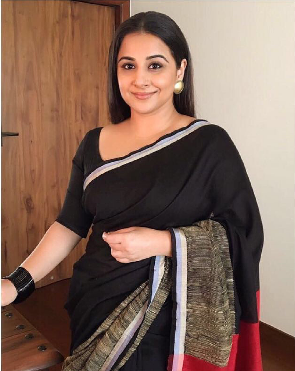 Vidya Balan in 24k Gold Plated Earrings-Earrings-Sangeeta Boochra